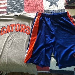 Florida Gators shorts and shirt for a young man